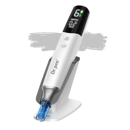 Dr. Pen M9 with digital display on a white background