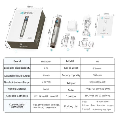 Hydra Pen H3 Microneedling Pen